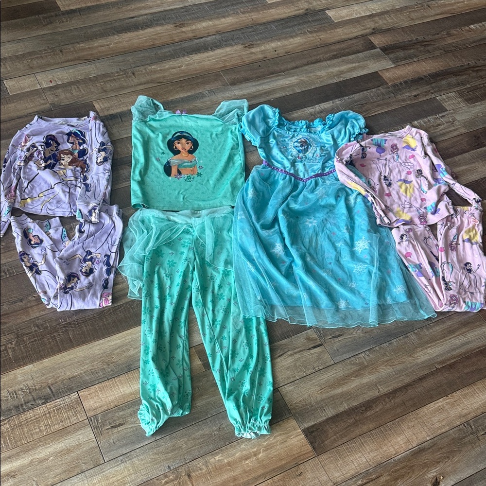 Disney Kids Pajama Set - Teal, Purple, Pink